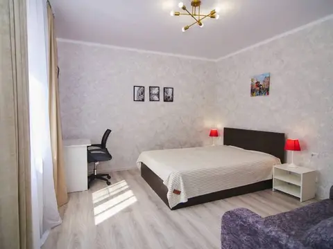 2-комн. у прогулочных маршрутов, 47 м² — квартира посуточно в Кисловодске, пер. Пикетный, 12