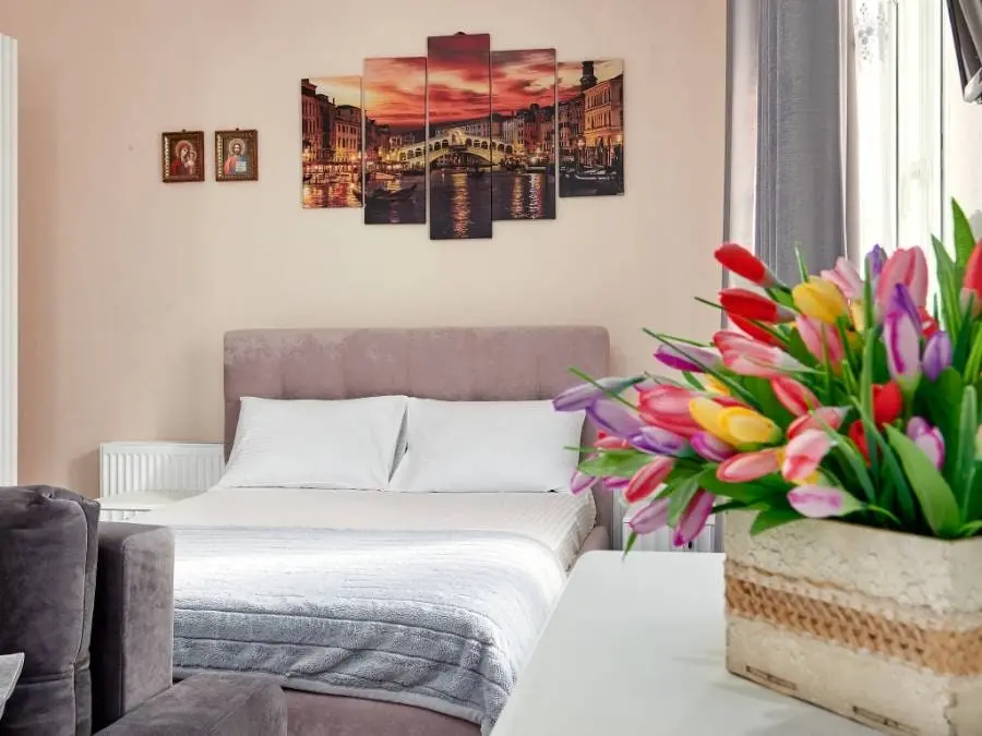 1-комн. у прогулочных маршрутов, 50 м², ул. Гагарина, д 20 — фото квартиры посуточно в Кисловодске №3