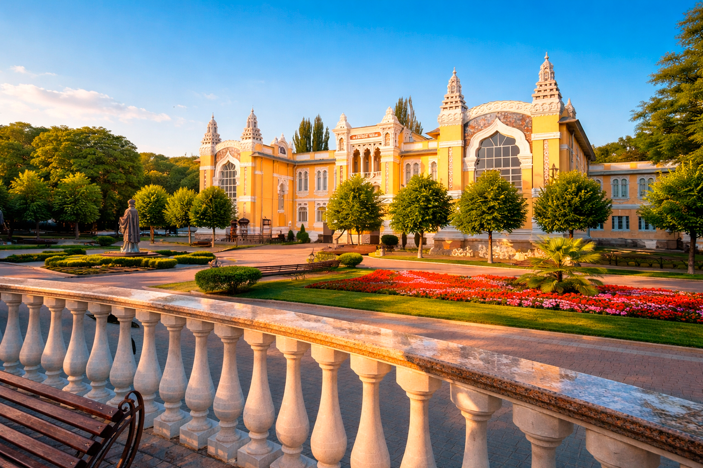 Фото Кисловодска: парк, горы и курортная атмосфера